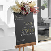 Personalized Wedding Welcome Sign